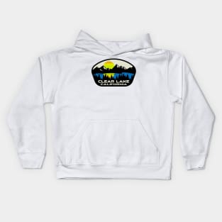 Clear Lake California Fishing Boating Kids Hoodie